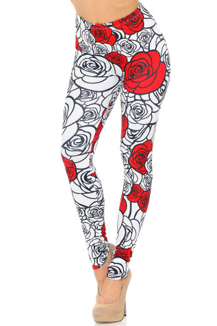 60 Wholesale Sofra Ladies Polyester Leggings Plus Size Burg - at -  wholesalesockdeals.com