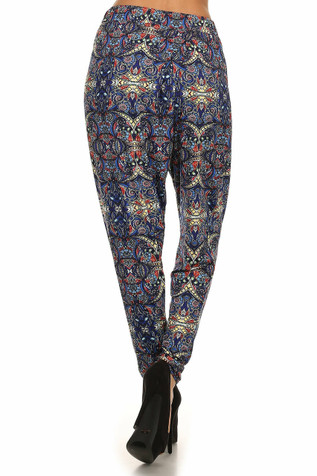 Mandala Jodhpur Leggings for women in the color Salvia