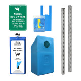 DOG WASTE STATION—ROLL BAG DOG WASTE STATION—ROLL BAG