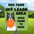 10"x 12" Aluminum Sign: Dog Park Off Leash Area