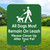 10"x 12" Aluminum Sign: All Dogs Must Remain On Leash