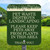 10"x 12" Aluminum Sign: Pet Waste Destroys Landscaping