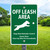 12"x 18" Aluminum Sign: Off Leash Area