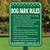 18"x 24" Aluminum Sign: Dog Park Rules