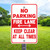 12"x 18" Aluminum Sign: No Parking Fire Lane Keep Clear