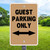 12"x 18" Aluminum Sign: Guest Parking