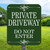 10"x 12" Aluminum Sign: Private Driveway Do Not Enter