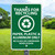 12"x 18" Aluminum Sign: Recycling Paper Plastic Alum