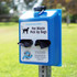 Two roll dog waste bag dispenser