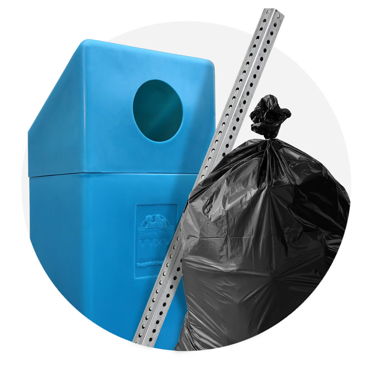 Can Liners, Posts, Cans, & Locks