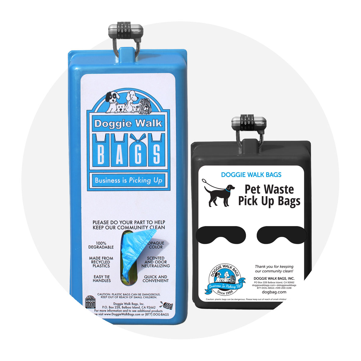 Dog Waste Bags, Dog Poop Station