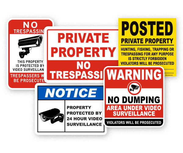 Property Rules Signs