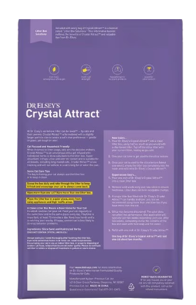 Dr Elsey's Crystal Attract LongHair Crystal Cat Litter 8 lb Phydeaux