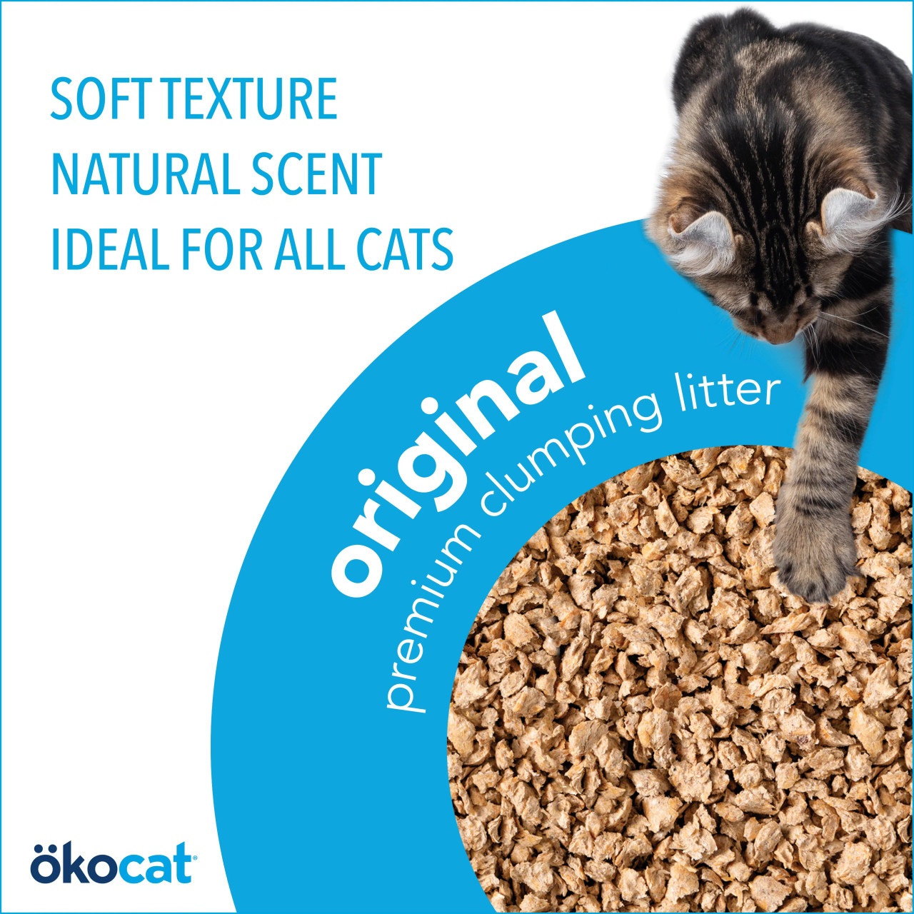Okocat Original Premium Clumping Wood Cat Litter Phydeaux