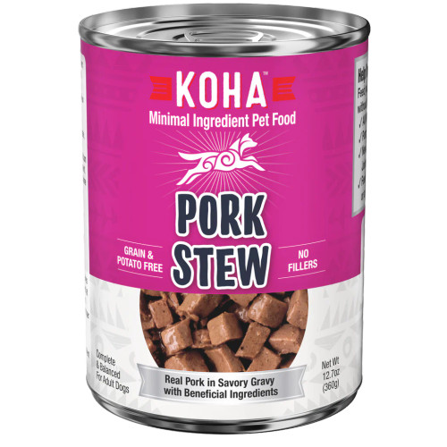 Koha Minimal Ingredient Pork Stew Canned Dog Food