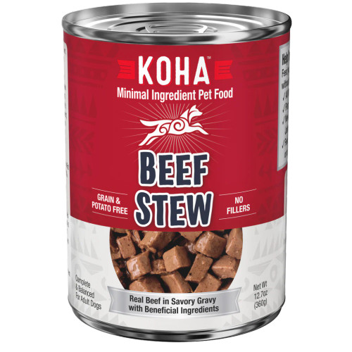 Koha Minimal Ingredient Beef Stew Canned Dog Food