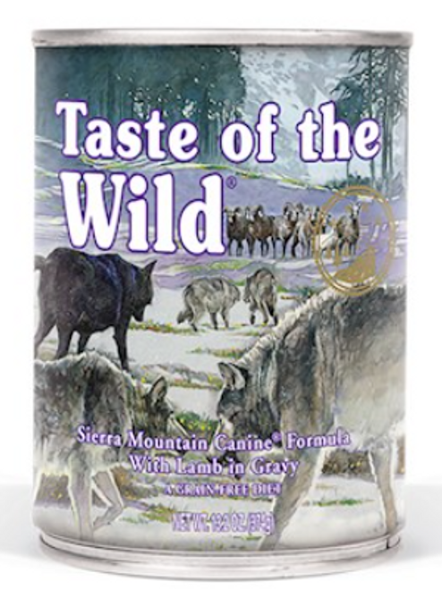Taste Of The Wild Sierra Mountain Grain-Free Canned Dog Food