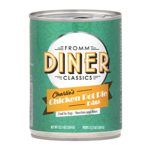 Fromm Diner Classics Charlie's Chicken Pot Pie Pate Canned Dog Food