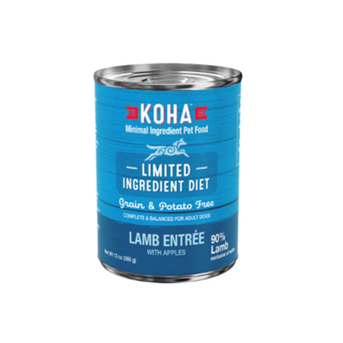 Koha Limited Ingredient Diet Lamb Entrée with Apples for Adult Dogs