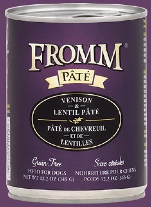 Fromm Venison & Lentil Pate Canned Dog Food