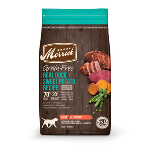 Merrick Grain-Free Adult Real Duck & Sweet Potato Recipe Dry Dog Food