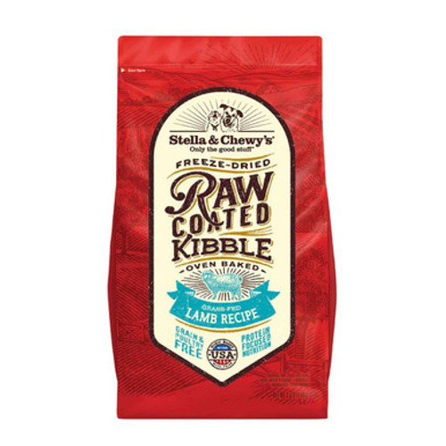 Stella & Chewy's Raw Coated Kibble Grass-Fed Lamb Recipe Grain-Free Dry Dog Food