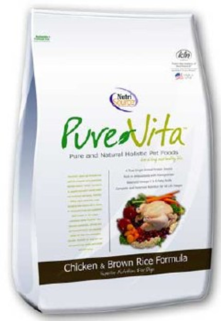 Nutrisource Pure Vita Chicken & Brown Rice Entrée Dry Dog Food