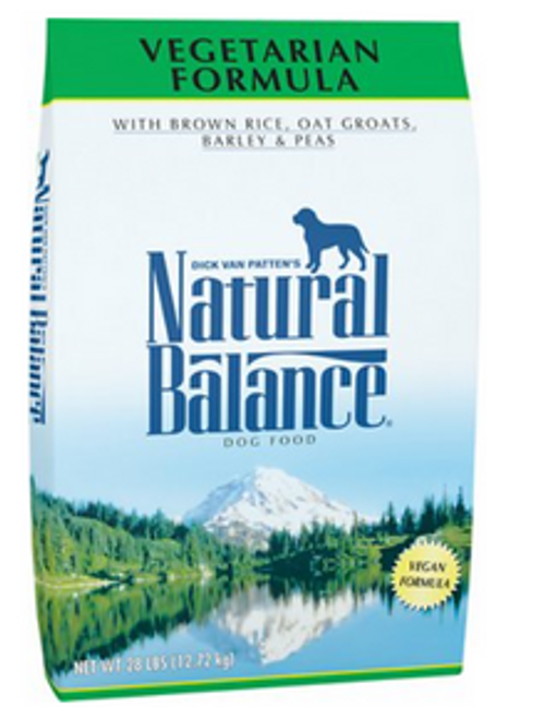 Natural Balance Vegetarian Formula Dry Dog Food 24 lb