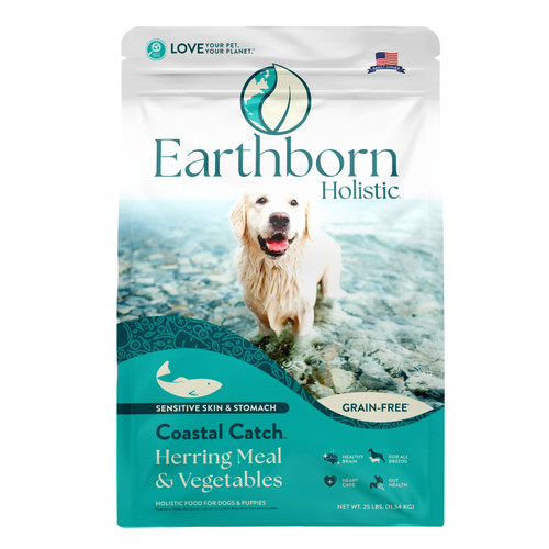 Earthborn Holistic Coastal Catch Herring Meal & Vegetables Grain-Free Dry Dog Food 