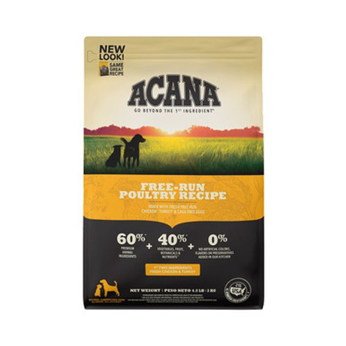 Acana Free-Run Poultry Formula Grain-Free Dry Dog Food