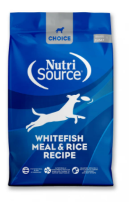 Nutrisource Choice Whitefish Meal & Rice Dry Dog Food