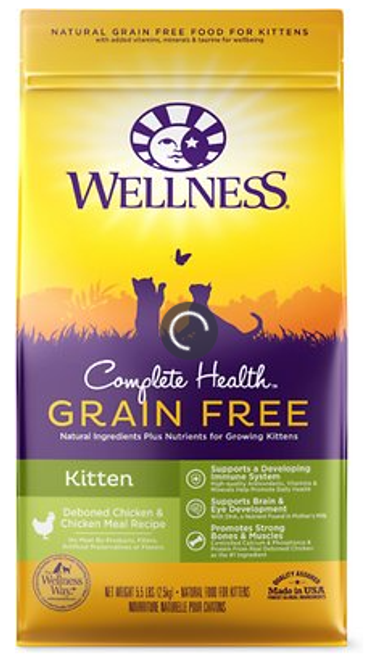 Wellness Complete Health Grain-Free Chicken Kitten Recipe Dry Cat Food