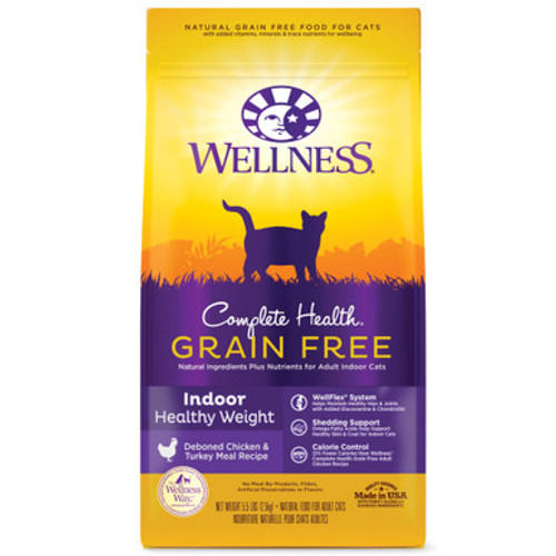 Wellness Complete Health Indoor Healthy Weight Chicken Recipe Grain-Free Dry Cat Food