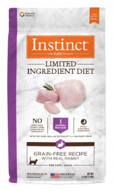 Instinct Limited Ingredient Diet Grain-Free Rabbit Recipe Dry Cat Food