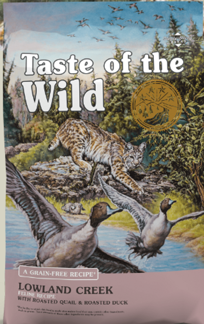 Taste Of The Wild Lowland Creek Grain-Free Roasted Quail & Duck Recipe Dry Cat Food