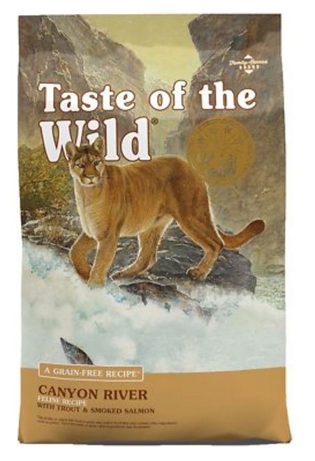 Taste Of The Wild Canyon River Feline Recipe With Trout & Smoked Salmon Grain-Free Dry Cat Food