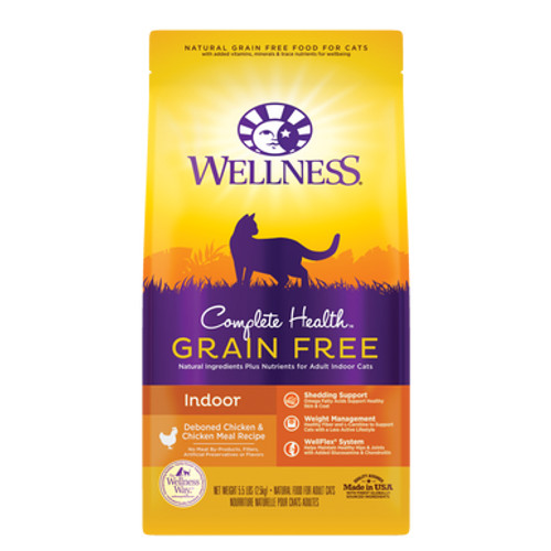 Wellness Complete Health Indoor Deboned Chicken Recipe Grain-Free Adult Dry Cat Food