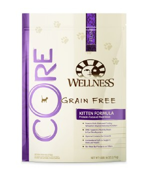 Wellness CORE Grain-Free Kitten Formula Dry Cat Food 5 lb