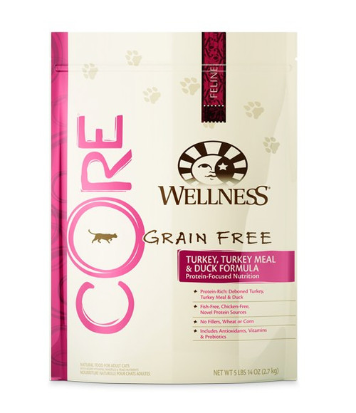 Wellness CORE Grain-Free Turkey & Duck Formula Dry Cat Food