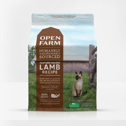 Open Farm Pasture-Raised Lamb Recipe Dry Cat Food 4 lb