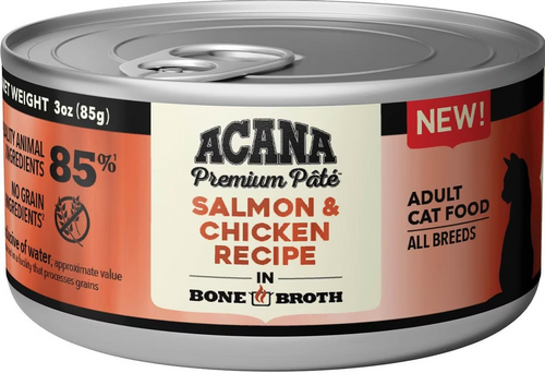 Acana Premium Pate, Salmon & Chicken Recipe Wet Food for Adult Cats