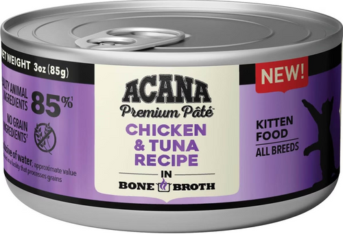 Acana Premium Pate, Chicken & Tuna Recipe Wet Food for Kittens