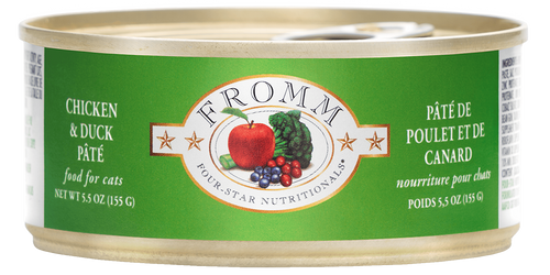 Fromm Four-Star Chicken & Duck Pate Canned Cat Food