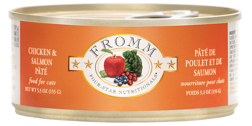 Fromm Four-Star Chicken & Salmon Pate Canned Cat Food