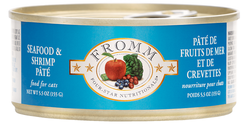 Fromm Four-Star Seafood & Shrimp Pate Canned Cat Food