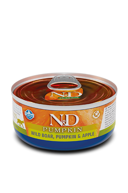 Farmina N&D Pumpkin Boar & Apple Recipe Canned Cat Food