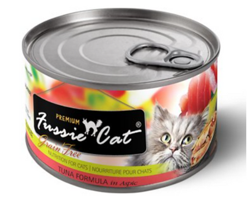 Fussie Cat Tuna With Chicken Formula In Aspic Grain-Free Canned Cat Food