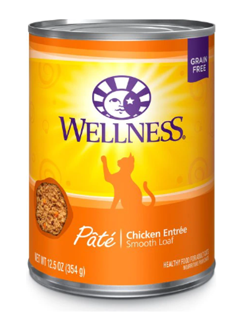 Wellness Complete Health Chicken Pate Entree Grain-Free Canned Cat Food