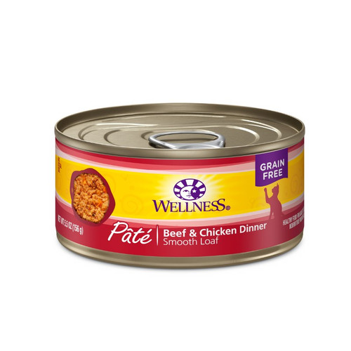 Wellness Complete Health Pate Beef & Chicken Dinner Canned Cat Food