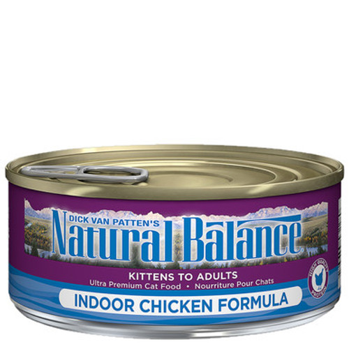 Natural Balance Ultra Premium Indoor Chicken Formula Canned Cat Food